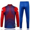 FC Barcelona Trainings Sweatshirt Pak Quarter-zip 2021-22 Blauw Rode - Heren